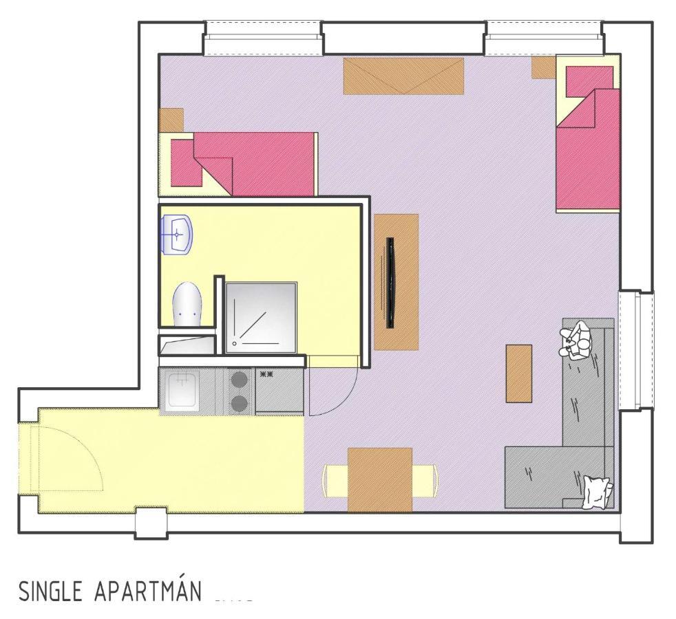 Rezort Gothal Apartmany A Penziony ドノヴァリ 部屋 写真