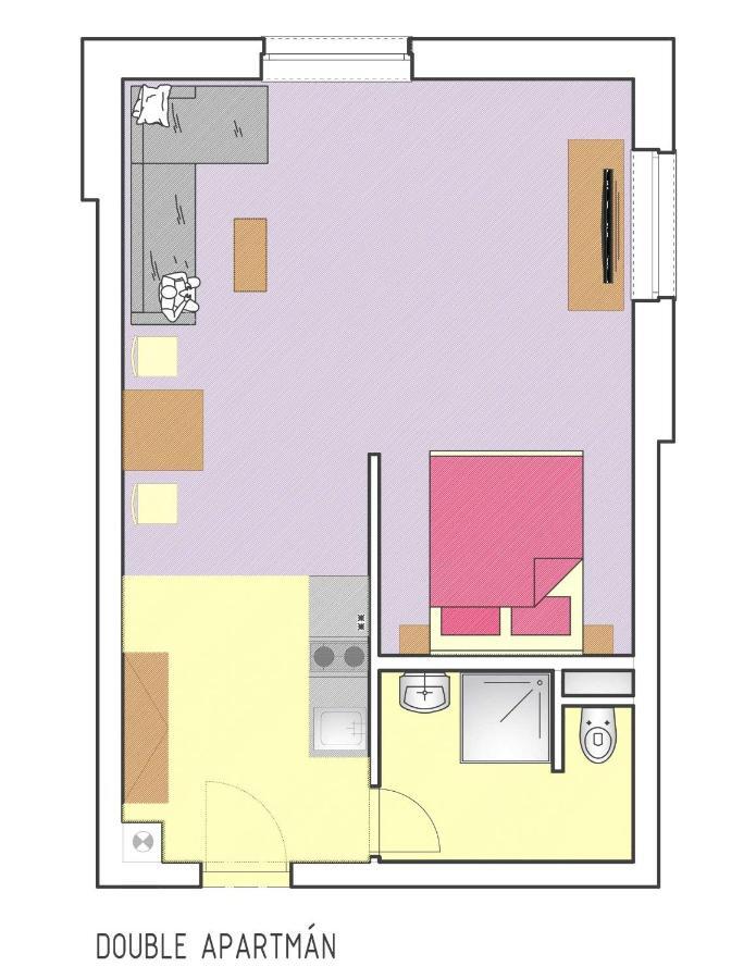 Rezort Gothal Apartmany A Penziony ドノヴァリ 部屋 写真